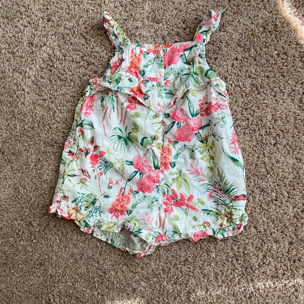WORN ONCE GIRLS ZARA ROMPER.